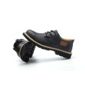 Outdoor Engineering Working Low Cut Black Leather Safety Shoes